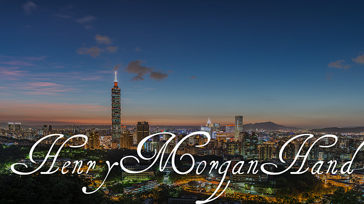 Henry Morgan Hand Font