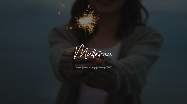 Matterna Font