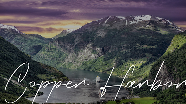 Copper Harbor Font