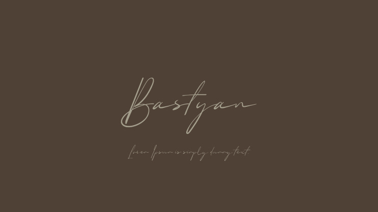 Bastyan Font