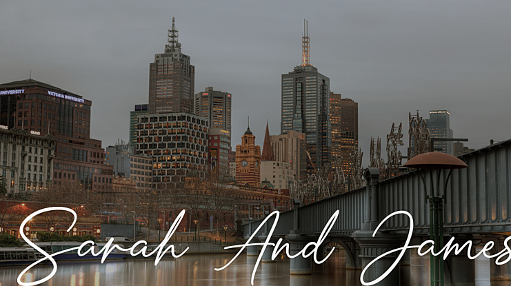 Sarah And James Font