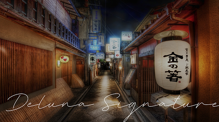 Deluna Signature Font