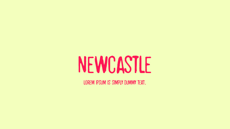 Newcastle Font