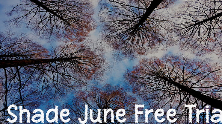 Shade June Free Trial Font