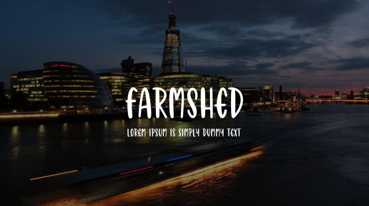 FARMSHED Font