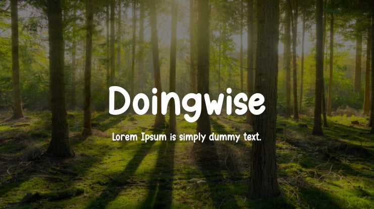 Doingwise Font