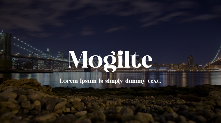 Mogilte Font