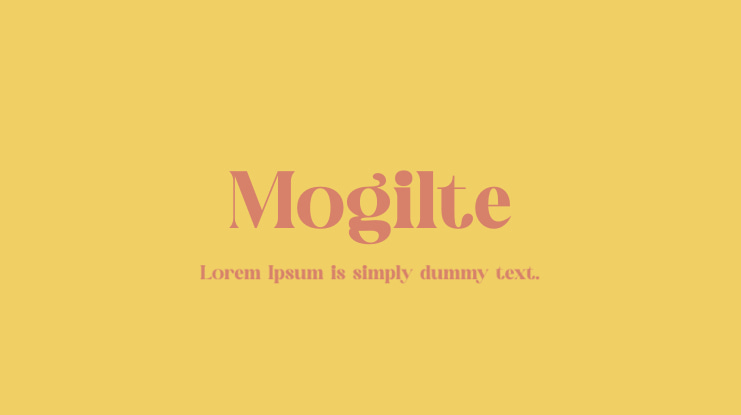 Mogilte Font