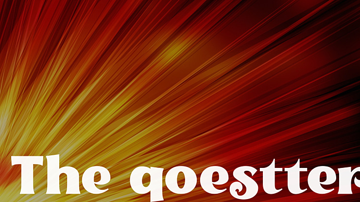 The qoestter Font