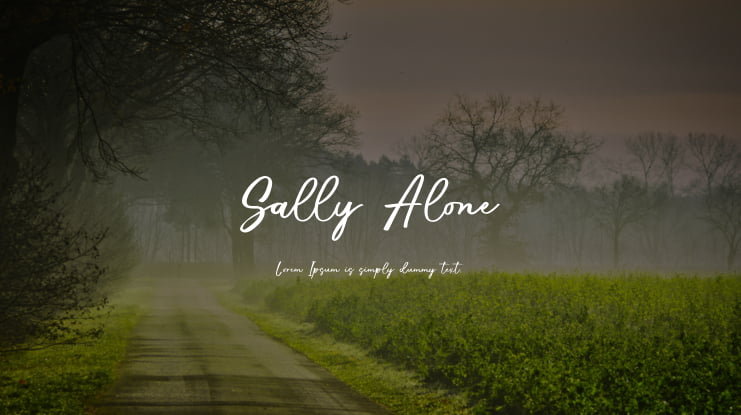 Sally Alone Font