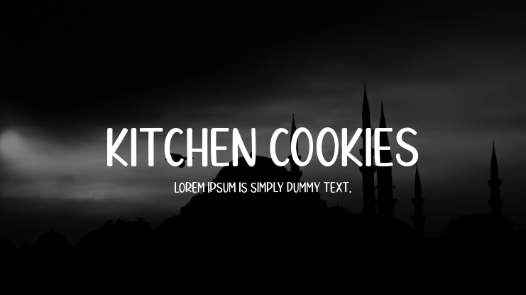 Kitchen Cookies Font