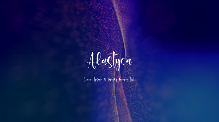 Alastyca Font