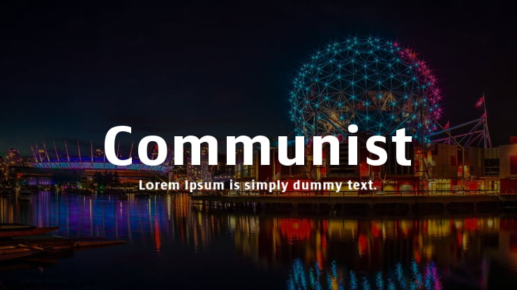 Communist Font Family