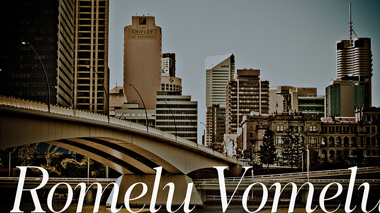 Romelu Vomelu Font