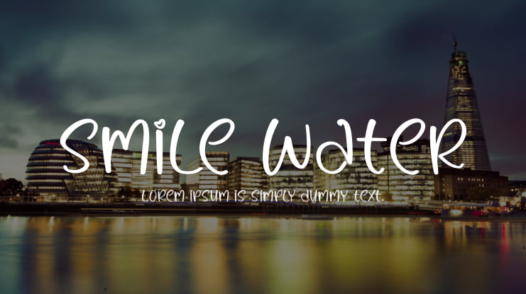 Smile Water Font