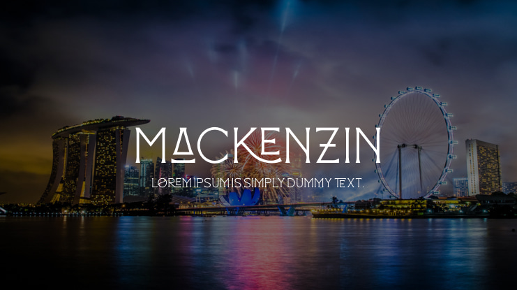 Mackenzin Font
