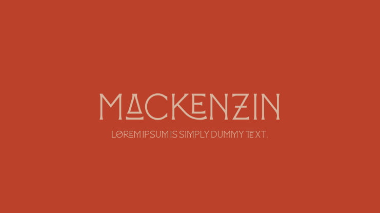 Mackenzin Font