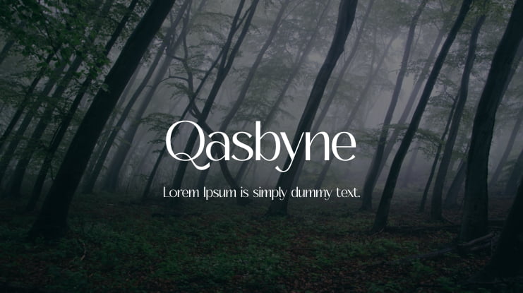 Qasbyne Font