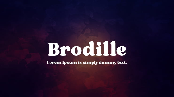 Brodille Font