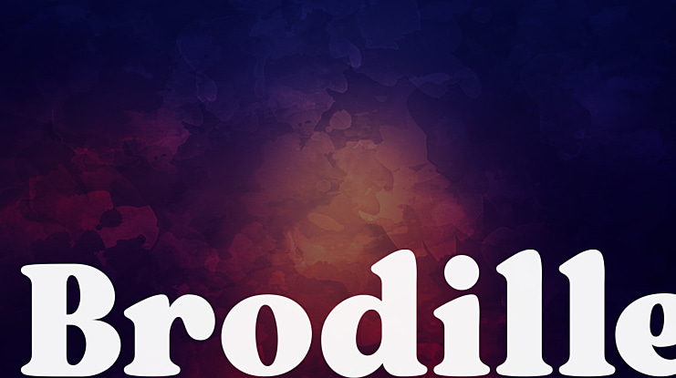 Brodille Font