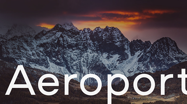 Aeroport Font Family