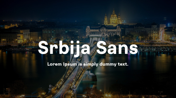 Srbija Sans Font