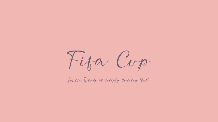 Fifa Cup Font Family