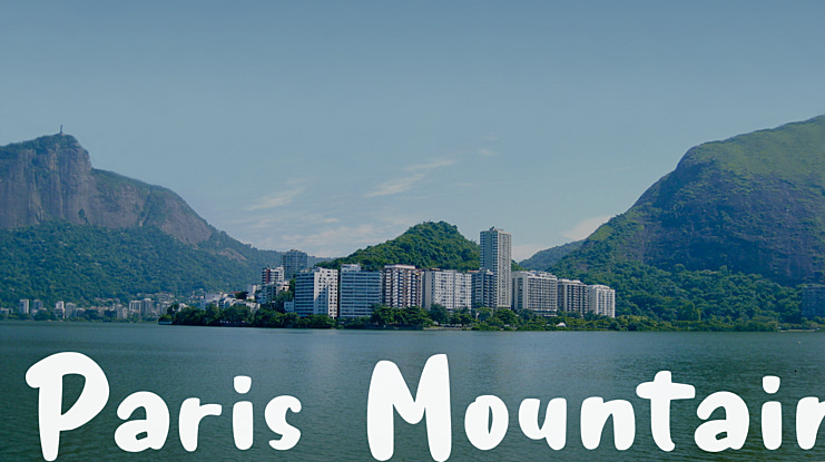 Paris Mountain Font