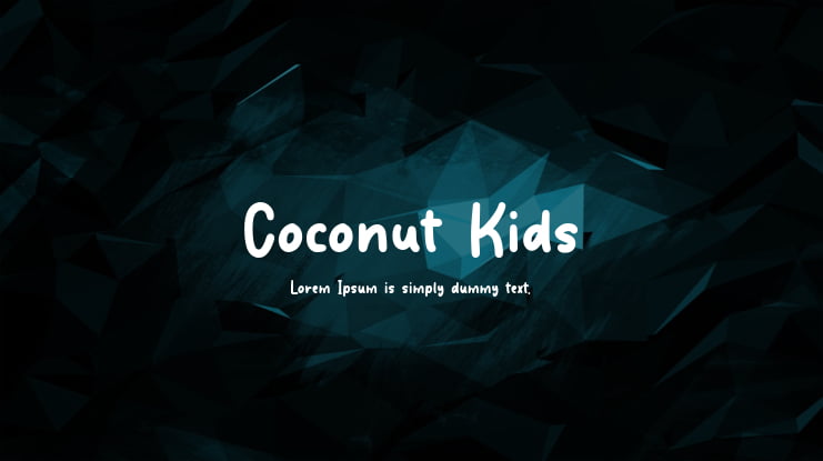 Coconut Kids Font