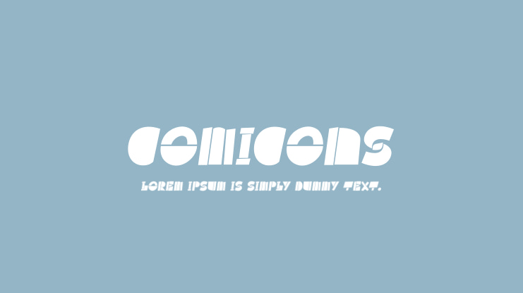 Comicons Font