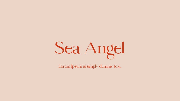 Sea Angel Font Family