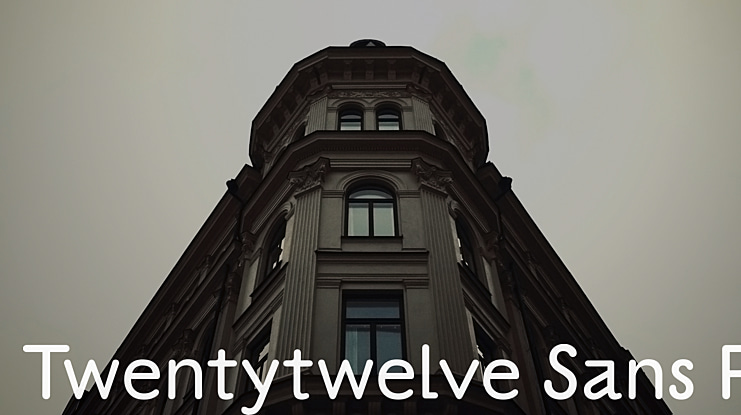 Twentytwelve Sans R Font