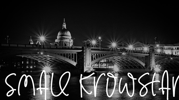 Small Krowstar Font