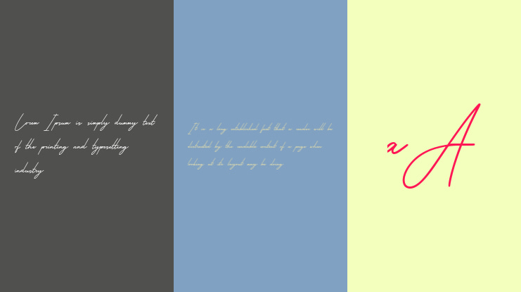 American Signature Font