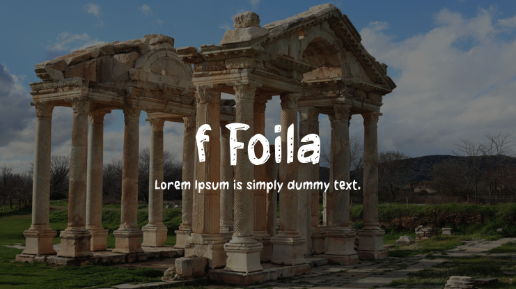 f Foila Font