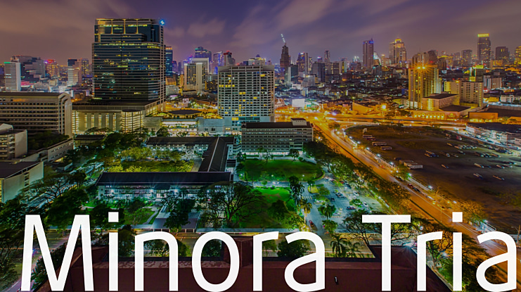 Minora Trial Font Family