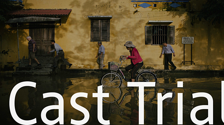 Cast Trial Font Family