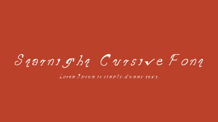 Starnight  Cursive Font