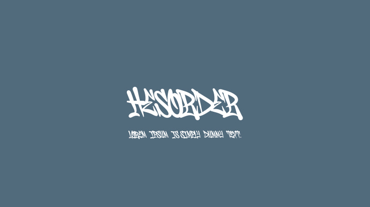 Hesorder Font