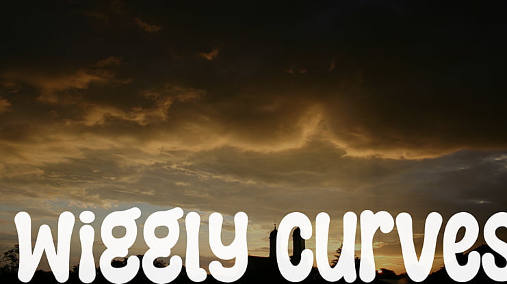 Wiggly Curves Font