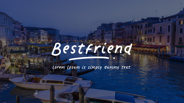 Bestfriend Font
