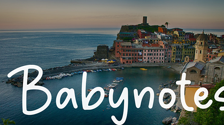 Babynotes Font