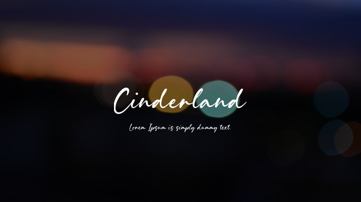 Cinderland Font