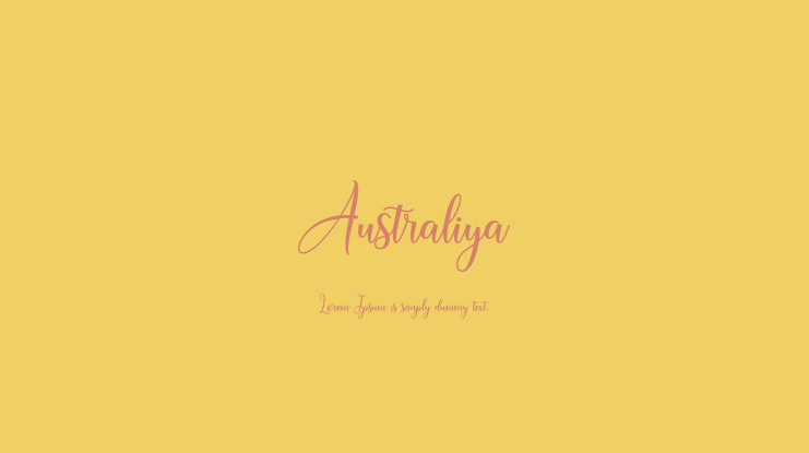 Australiya Font