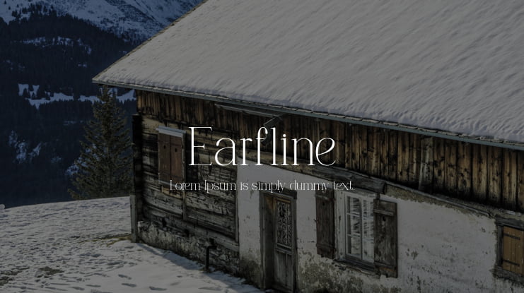 Earfline Font Family