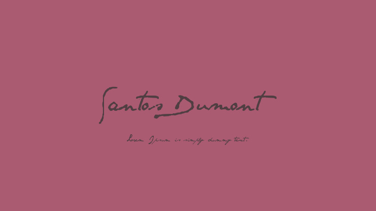 Santos Dumont Font