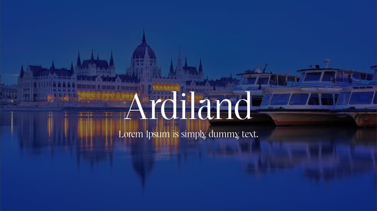 Ardiland Font