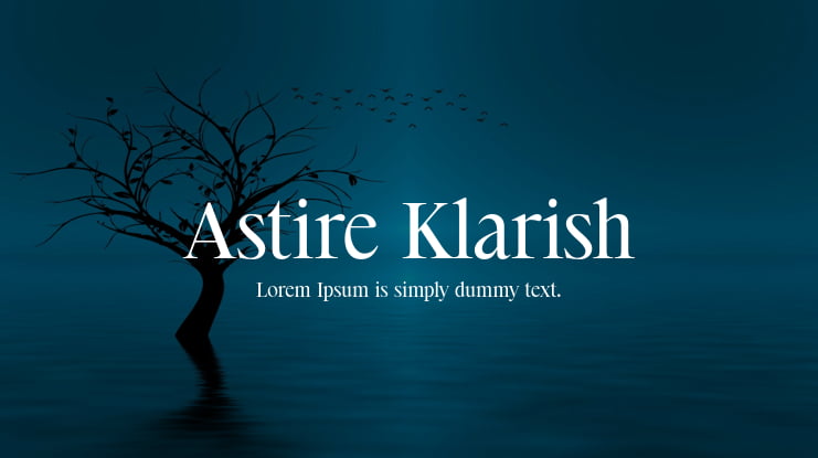 Astire Klarish Font Family