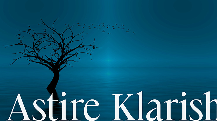 Astire Klarish Font Family