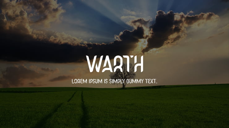 Warth Font